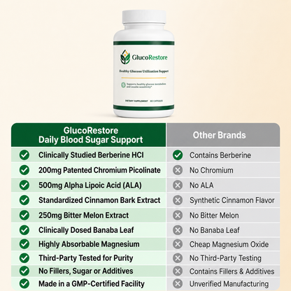 GlucoRestore -  Healthy Glucose Utilization Support